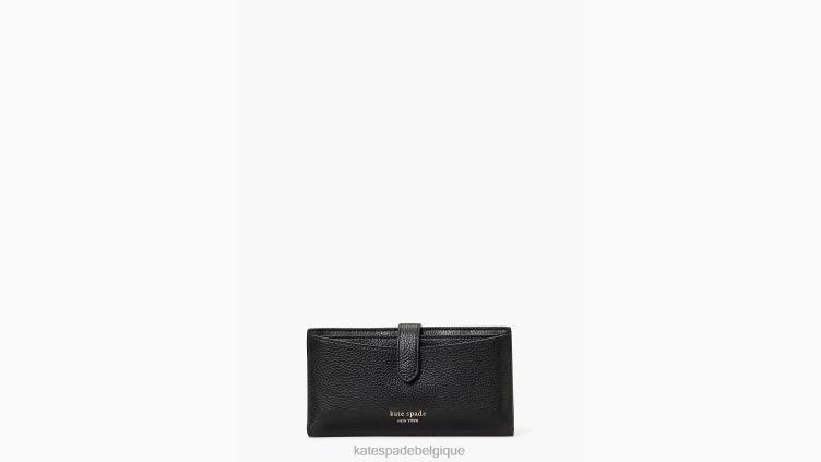 portefeuille à deux volets hudson Kate Spade femmes accessoires D8288377 noir