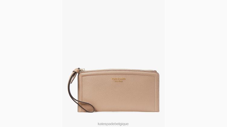porte-cartes à bracelet noeud Kate Spade femmes accessoires D8288414 papier kraft