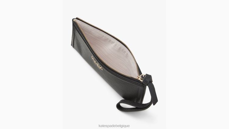 porte-cartes à bracelet noeud Kate Spade femmes accessoires D8288415 noir