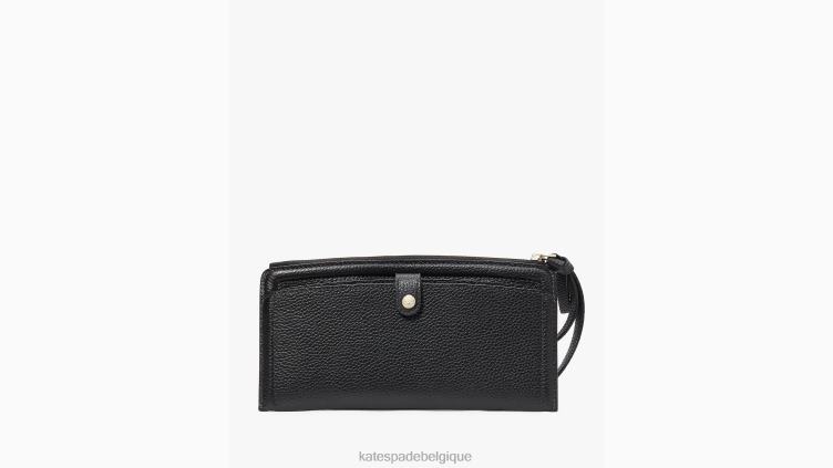 porte-cartes à bracelet noeud Kate Spade femmes accessoires D8288415 noir