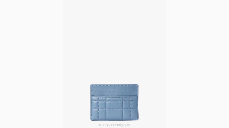 porte-cartes matelassé evelyn Kate Spade femmes accessoires D8288390 bleu mante