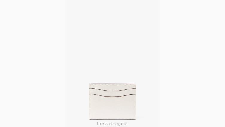 porte-cartes orné d'un nœud Morgan Kate Spade femmes accessoires D8288433 parchemin
