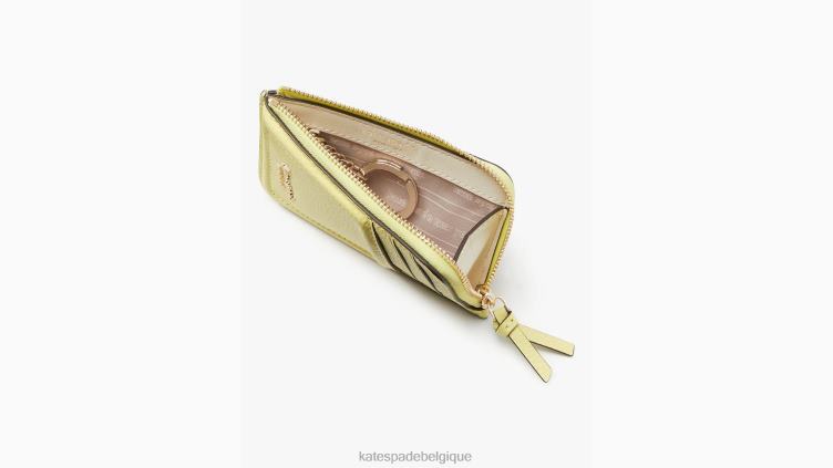 porte-cartes zippé à nœud Kate Spade femmes accessoires D8288470 le soleil brille