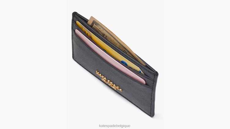 titulaire de la carte Morgan Kate Spade femmes accessoires D8288380 noir
