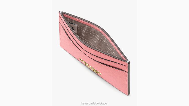 titulaire de la carte Morgan Kate Spade femmes accessoires D8288381 rose saumon