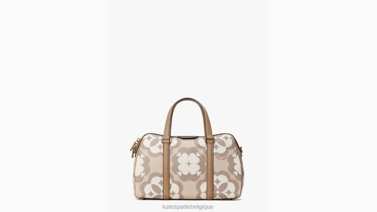 Cartable moyen Eleanor à monogramme fleuri Kate Spade femmes accessoires D8288316 naturel multi