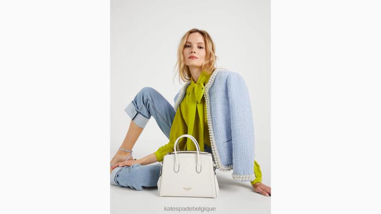 cartable moyen noué Kate Spade femmes accessoires D828875 crème