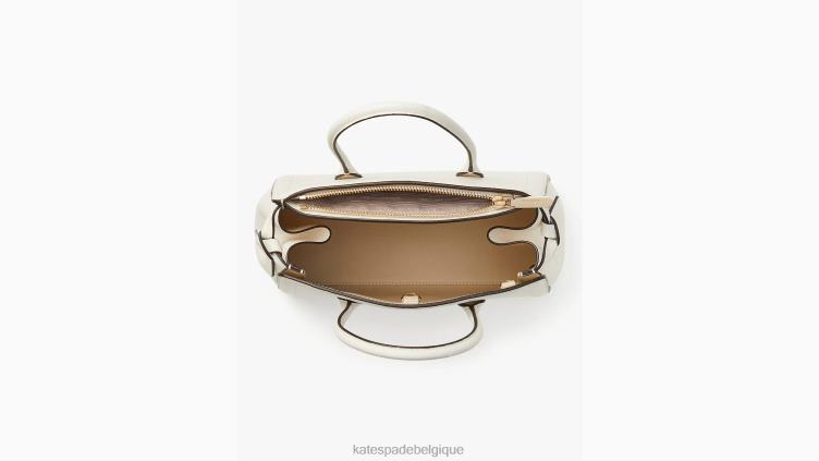 cartable moyen noué Kate Spade femmes accessoires D828875 crème