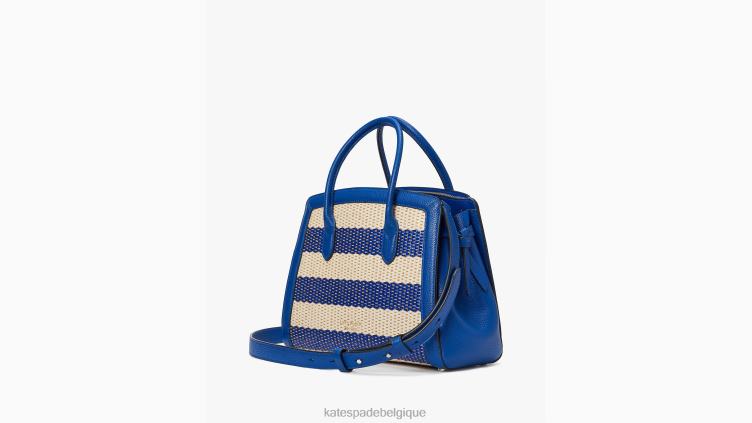 cartable moyen à rayures nouées Kate Spade femmes accessoires D8288159 classique bleu multi