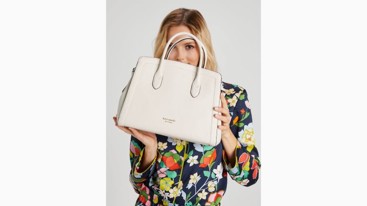 grand cartable noeud Kate Spade femmes accessoires D8288241 crème