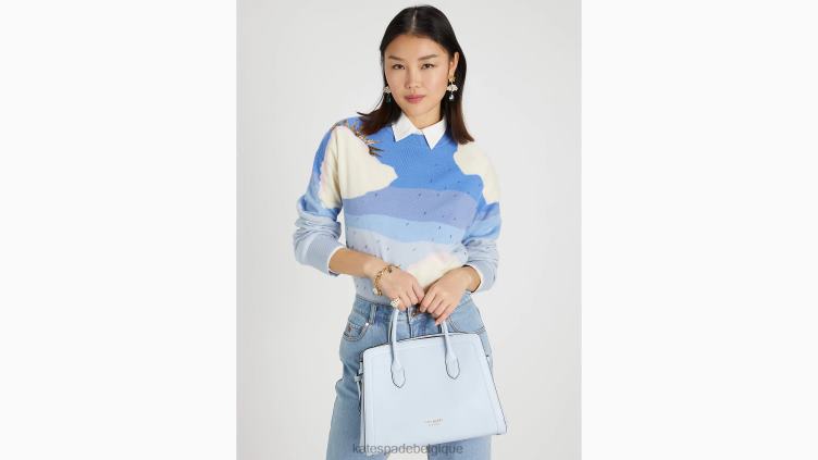 grand cartable noeud Kate Spade femmes accessoires D8288242 bleu aquarelle