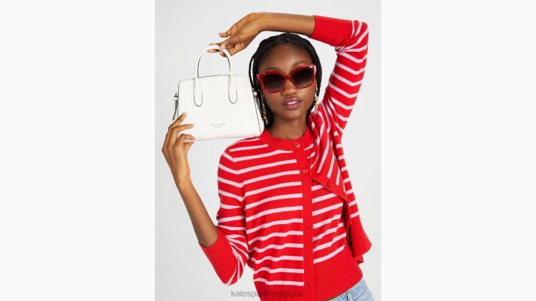 mini cartable noeud Kate Spade femmes accessoires D8288172 crème