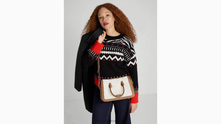 sac à main moyen en peau de mouton Gramercy Kate Spade femmes accessoires D8288341 crème multi