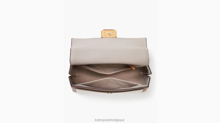 sac à poignée supérieure katy de taille moyenne à couleurs contrastées Kate Spade femmes accessoires D8288205 halo blanc multi