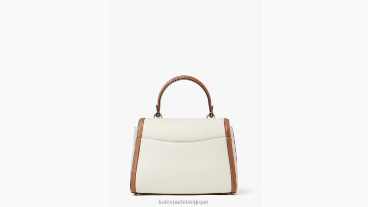sac à poignée supérieure katy de taille moyenne à couleurs contrastées Kate Spade femmes accessoires D8288205 halo blanc multi