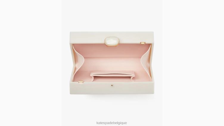 pochette à cadre en résine avec scène océanique et coquillages Kate Spade femmes accessoires D828815 multi