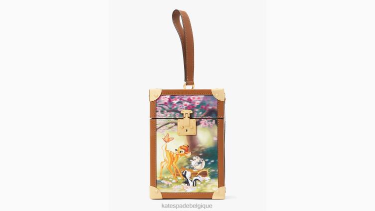 pochette malle 3d bambi disney x new york Kate Spade femmes accessoires D8288207 multi