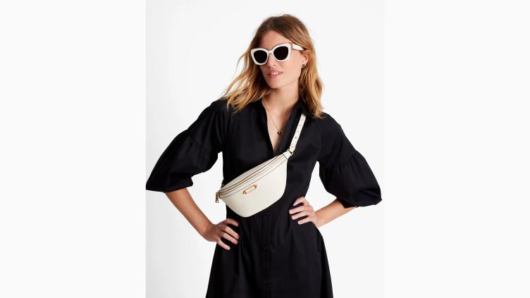 sac banane moyen Gramercy Kate Spade femmes accessoires D8288111 halo blanc