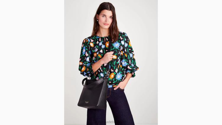 grand sac hobo hudson Kate Spade femmes accessoires D828895 noir