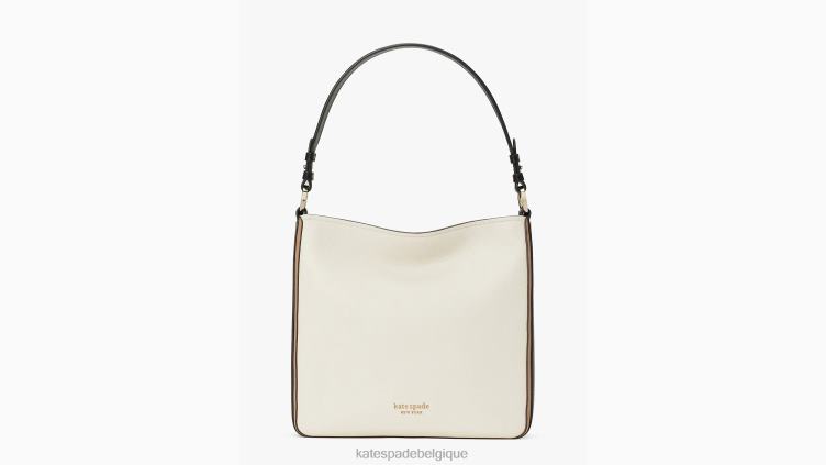 grand sac hobo hudson color block Kate Spade femmes accessoires D8288222 parchemin multi