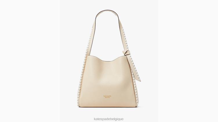 grand sac porté épaule à coutures surjetées Kate Spade femmes accessoires D8288101 nu multi