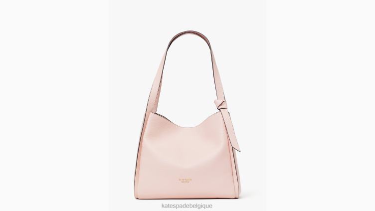 grand sac porté épaule noeud Kate Spade femmes accessoires D8288144 mochi rose