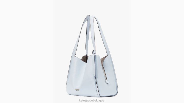grand sac porté épaule noeud Kate Spade femmes accessoires D8288145 bleu aquarelle