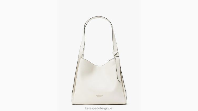 grand sac porté épaule noeud Kate Spade femmes accessoires D8288146 crème