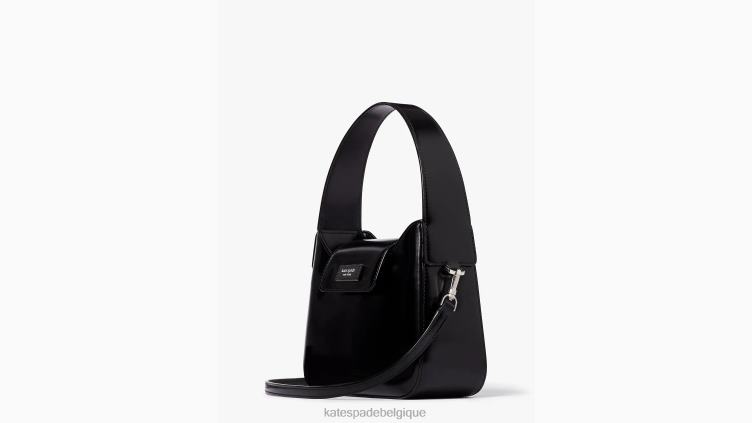 mini sac hobo en cuir sam icon Kate Spade femmes accessoires D828836 noir