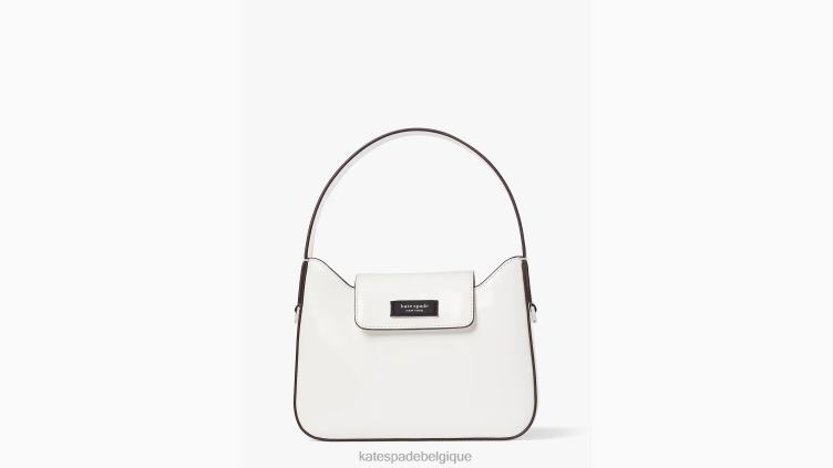 mini sac hobo en cuir sam icon Kate Spade femmes accessoires D828837 vrai blanc
