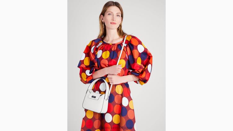 mini sac hobo en cuir sam icon Kate Spade femmes accessoires D828837 vrai blanc