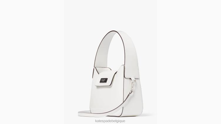 mini sac hobo en cuir sam icon Kate Spade femmes accessoires D828837 vrai blanc