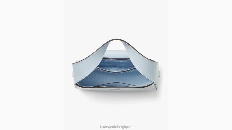 mini sac hobo en cuir sam icon Kate Spade femmes accessoires D828838 bleu aquarelle