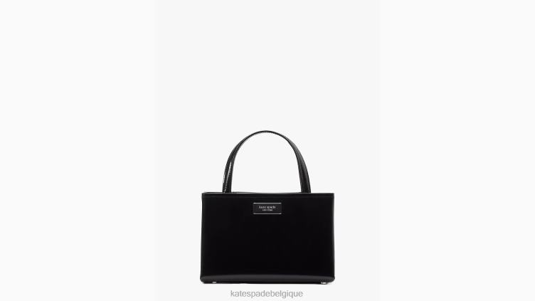 mini sac à main en cuir sam icon Kate Spade femmes accessoires D8288198 noir
