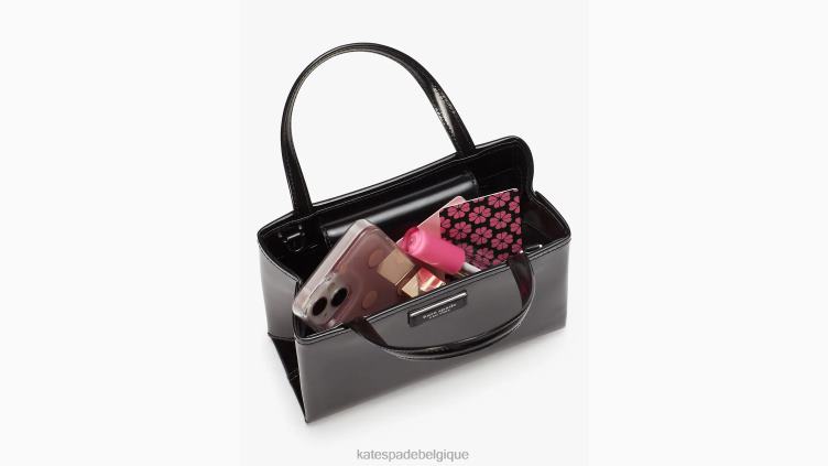 mini sac à main en cuir sam icon Kate Spade femmes accessoires D8288198 noir