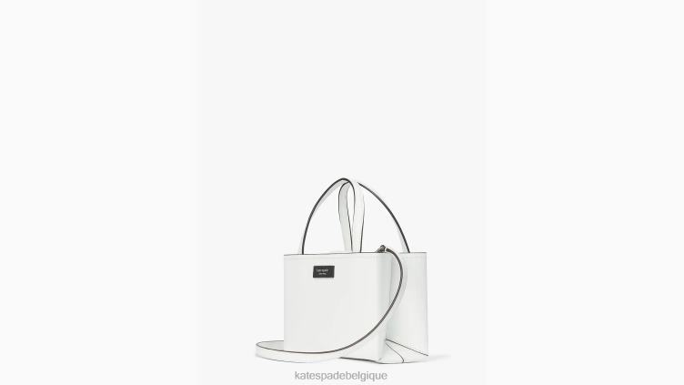 mini sac à main en cuir sam icon Kate Spade femmes accessoires D8288199 vrai blanc