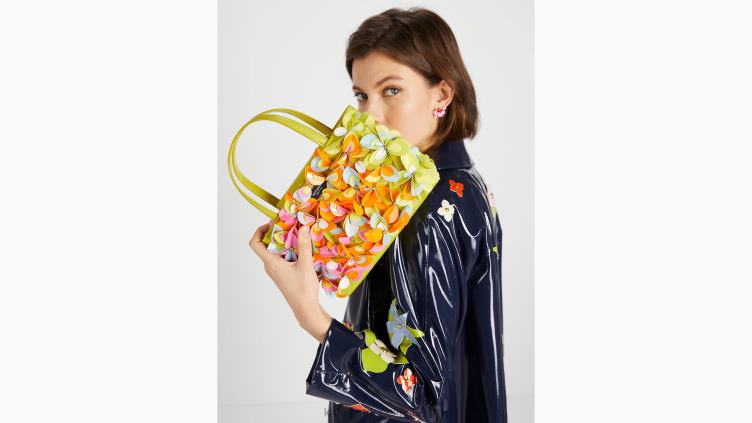 petit cabas à ornements Sam Icon Bouquet Kate Spade femmes accessoires D8288262 poire Bartlett multi