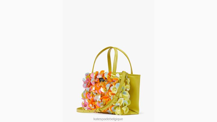 petit cabas à ornements Sam Icon Bouquet Kate Spade femmes accessoires D8288262 poire Bartlett multi