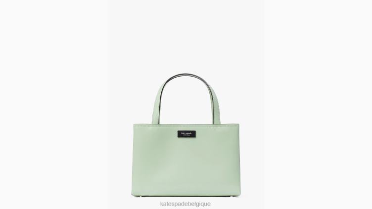 petit cabas sam icon en cuir Kate Spade femmes accessoires D8288217 crème de pistache