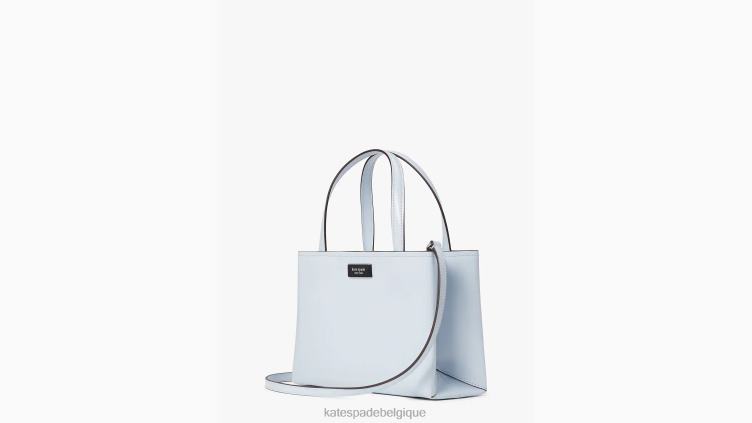petit cabas sam icon en cuir Kate Spade femmes accessoires D8288218 bleu aquarelle