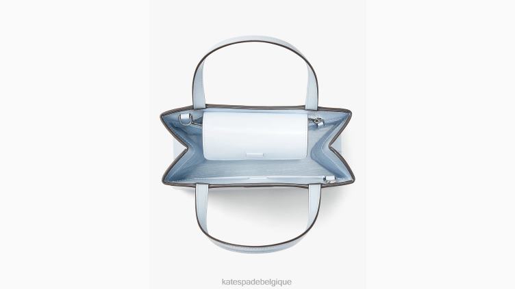 petit cabas sam icon en cuir Kate Spade femmes accessoires D8288218 bleu aquarelle