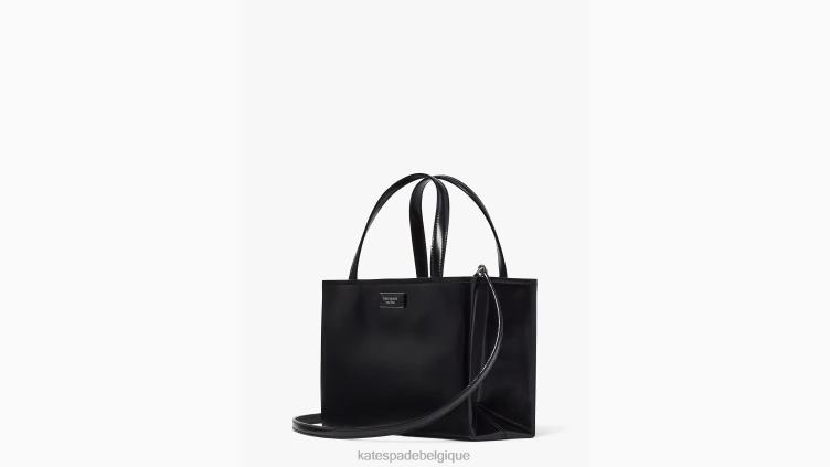 petit cabas sam icon en cuir Kate Spade femmes accessoires D8288220 noir