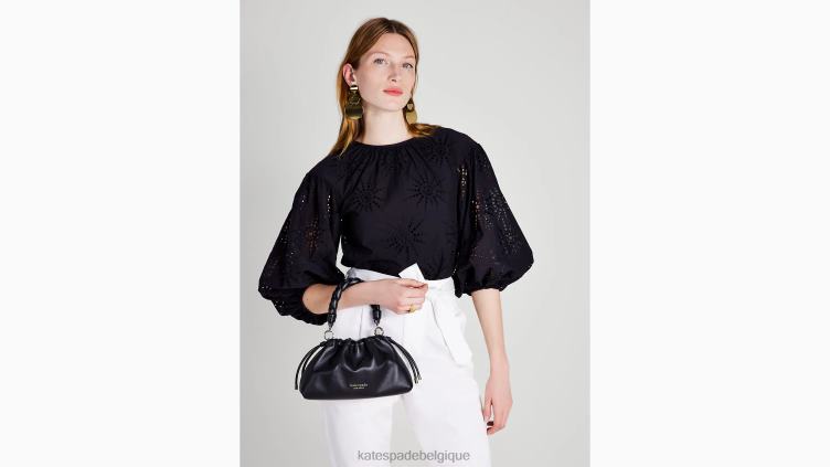 petit sac à bandoulière meringue Kate Spade femmes accessoires D8288129 noir