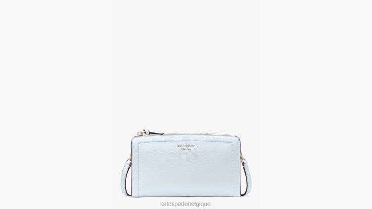 petit sac à bandoulière noué Kate Spade femmes accessoires D828882 bleu aquarelle