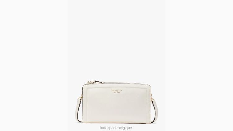 petit sac à bandoulière noué Kate Spade femmes accessoires D828883 crème