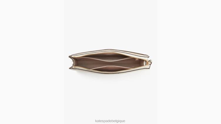 petit sac à bandoulière noué Kate Spade femmes accessoires D828883 crème