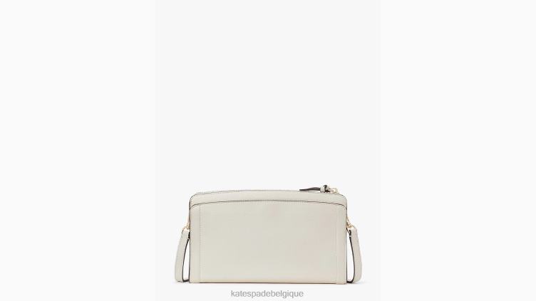 petit sac à bandoulière noué Kate Spade femmes accessoires D828883 crème