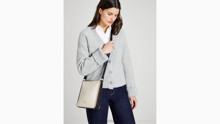 petit sac messager hudson color block Kate Spade femmes accessoires D8288102 parchemin multi