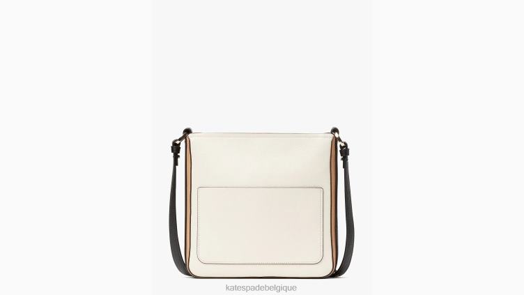 petit sac messager hudson color block Kate Spade femmes accessoires D8288102 parchemin multi