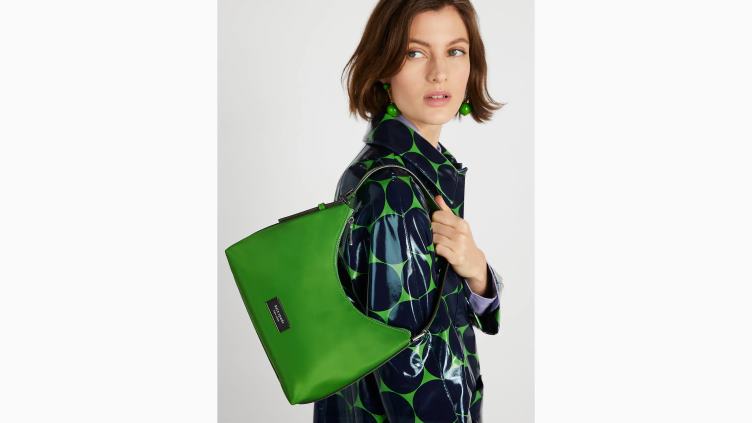 petit sac porté épaule en nylon ksnyl sam icon Kate Spade femmes accessoires D8288225 ks vert